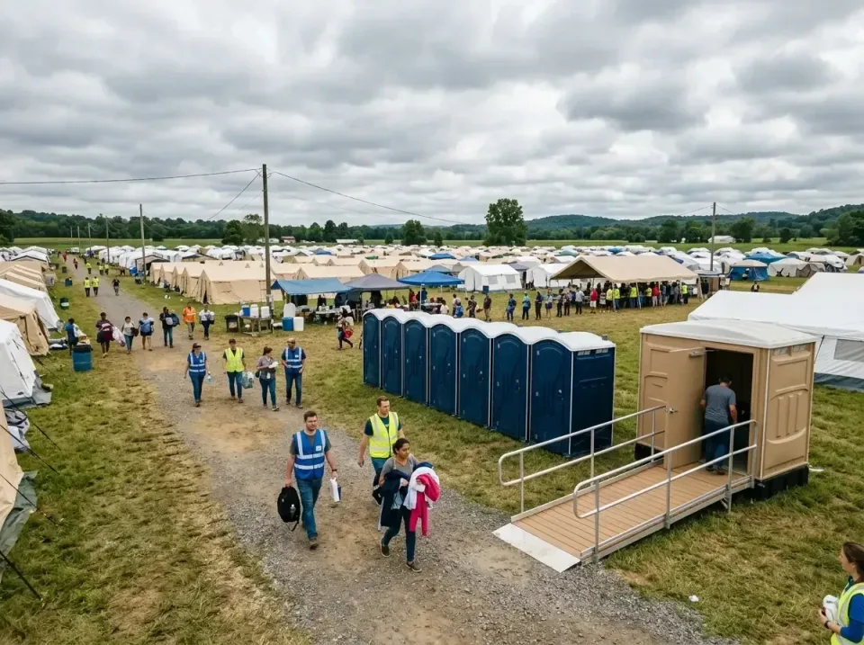 disaster-relief-camp-restrooms-010 — frequently asked questions, Dumpster & Portable Bathrooms Rental in Cedar Mill, OR